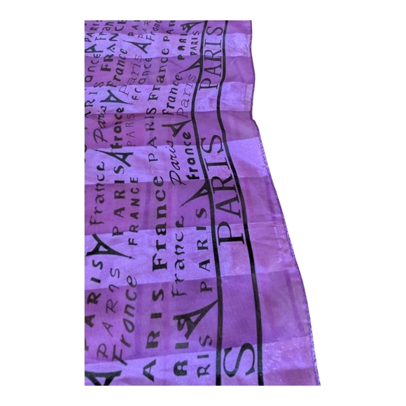 Purple Paris Women's Swim Cover-Up/Scarf. - Picture 7 of 9